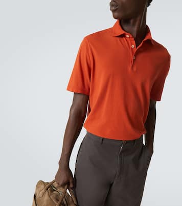Piqué polo shirt | Fedeli