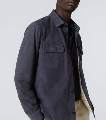 Lowe suede overshirt | Loro Piana