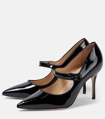 Escarpins Campari 90 en cuir verni | Manolo Blahnik