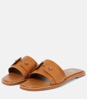 Chambelimule leather slides | Christian Louboutin