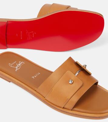 Chambelimule leather slides | Christian Louboutin