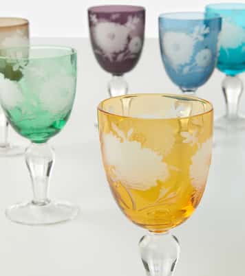 Peony set of 6 wine glasses | Polspotten