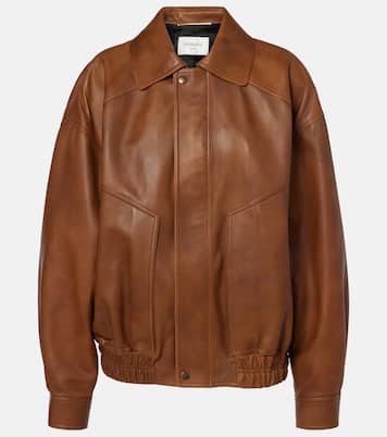 Leather bomber jacket | Saint Laurent