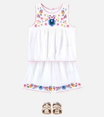 Vally cotton gauze shorts | Louise Misha