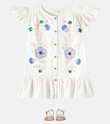 Vania embroidered cotton voile dress | Louise Misha