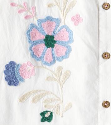 Vania embroidered cotton voile dress | Louise Misha