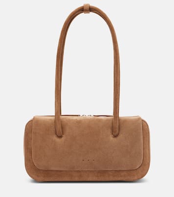 Lagune Mini suede shoulder bag | Aesther Ekme