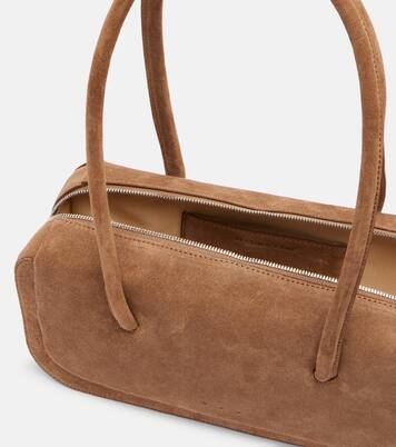 Lagune Mini suede shoulder bag | Aesther Ekme