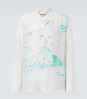 Adorn printed cotton and silk shirt | Our Legacy