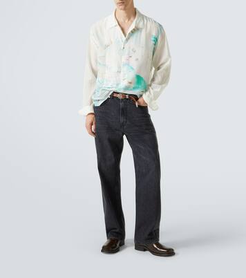 Adorn printed cotton and silk shirt | Our Legacy