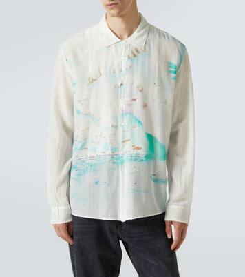 Adorn printed cotton and silk shirt | Our Legacy