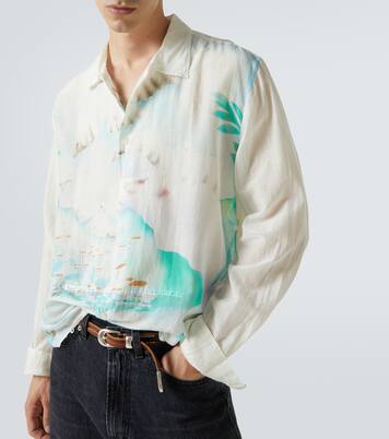 Adorn printed cotton and silk shirt | Our Legacy