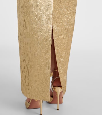 Robe longue Micheline métallisée | Emilia Wickstead