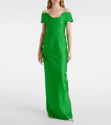 Robe longue Aislinn en jacquard | Emilia Wickstead