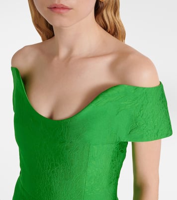 Robe longue Aislinn en jacquard | Emilia Wickstead