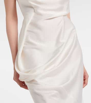 Robe Long Fond aus Satin | Vivienne Westwood
