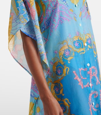 Cover-up Underwater Barocco aus Baumwolle und Seide | Versace