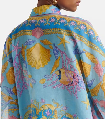 Cover-up Underwater Barocco aus Baumwolle und Seide | Versace