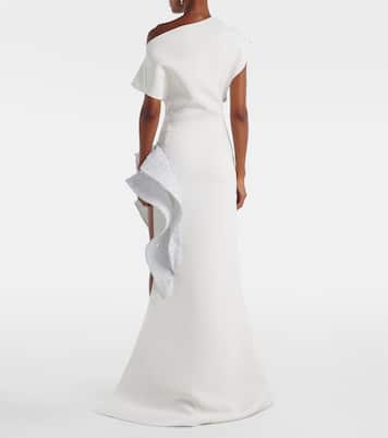 Wishing ruffled asymmetric gown | Maticevski