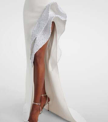 Wishing ruffled asymmetric gown | Maticevski