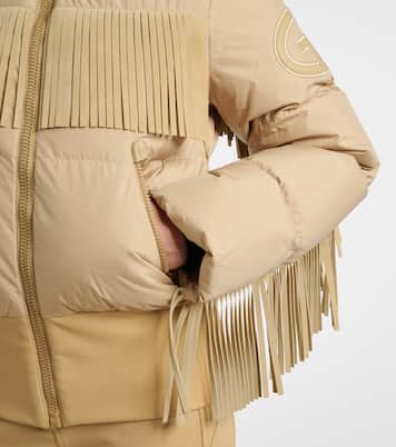 Piumino da sci Marna con frange  | Goldbergh