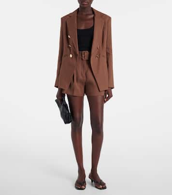 Blazer Elle Dickey in misto lino | Veronica Beard