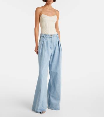 High-Rise Wide-Leg Jeans | Nina Ricci