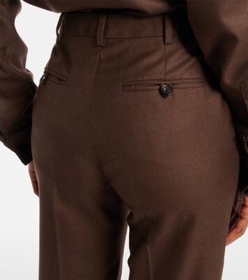 Pantalon droit Davey en laine vierge | Loro Piana