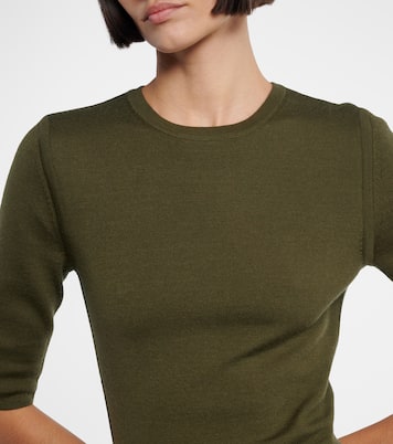 Abito midi in lana, cashmere e seta | Gabriela Hearst