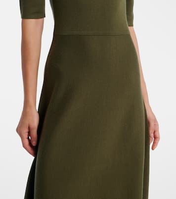 Abito midi in lana, cashmere e seta | Gabriela Hearst