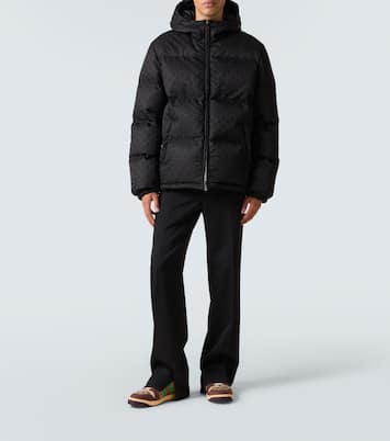 Screener GG Canvas and suede sneakers | Gucci