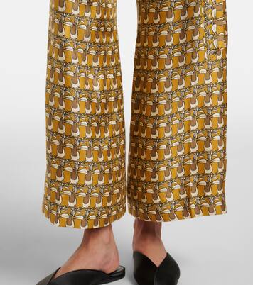 Pantalon ample imprimé en soie | 'S Max Mara