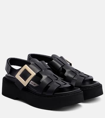 Viv' Rangers leather platform sandals | Roger Vivier
