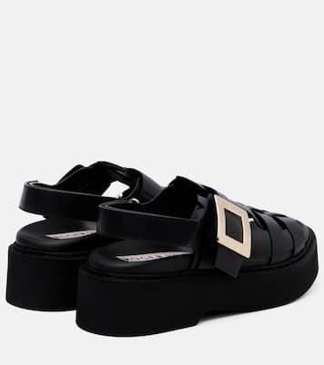 Viv' Rangers leather platform sandals | Roger Vivier