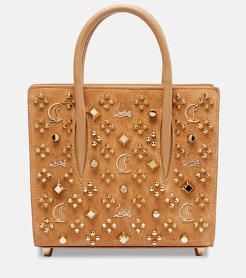 Paloma studded suede tote bag | Christian Louboutin
