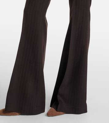 High-Rise-Schlaghose Rhein aus Wolle | Gabriela Hearst