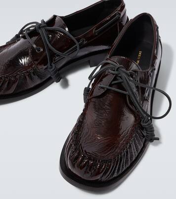 Patent leather boat shoes | Dries Van Noten