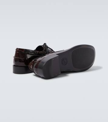 Patent leather boat shoes | Dries Van Noten