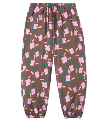 Pantalones deportivos de algodón floral | Jellymallow