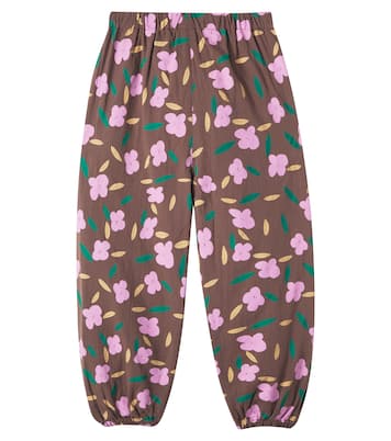 Pantalones deportivos de algodón floral | Jellymallow