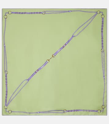 Printed silk scarf | Gucci