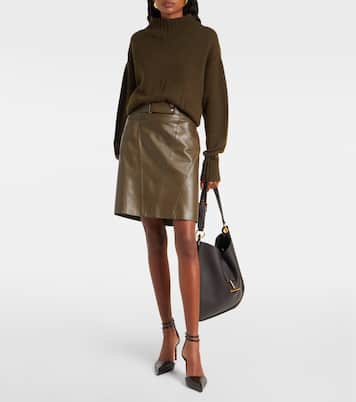 90 snake-effect leather pumps | Tom Ford