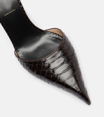 90 snake-effect leather pumps | Tom Ford
