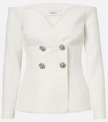 Bridal Jacke Kamile aus Crêpe | Safiyaa