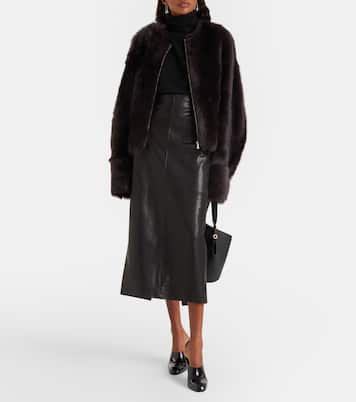 Jacke Dianne aus Shearling | Nour Hammour