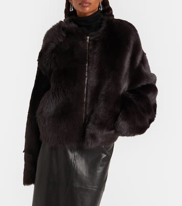 Jacke Dianne aus Shearling | Nour Hammour