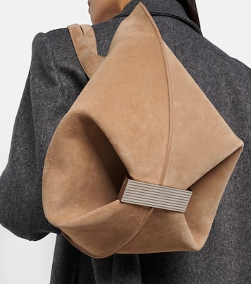 La Scoop Medium suede shoulder bag | The Attico