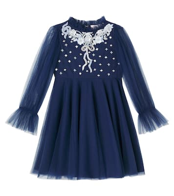 Rosy Ribbons embellished tulle dress | Tutu Du Monde