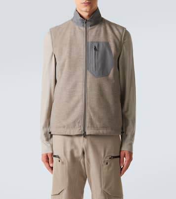 Explorer reversible wool-blend vest | Sease