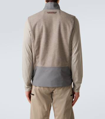 Explorer reversible wool-blend vest | Sease